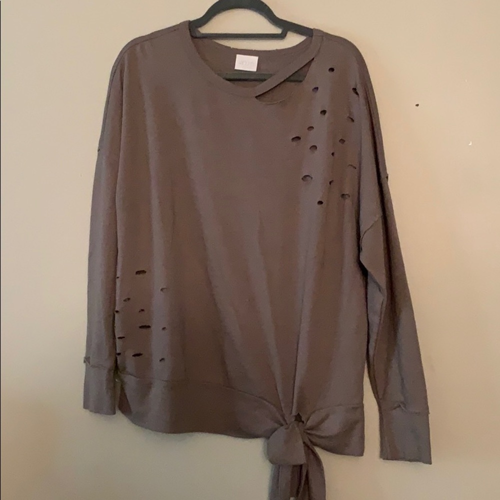Abound distressed sweatshirt